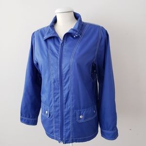 Northern Reflection Blue Windbreaker Jacket